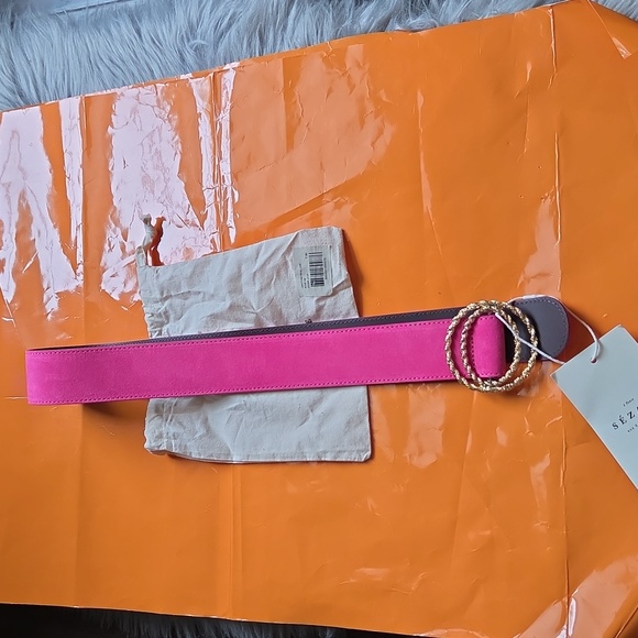Nwt! Sezane Penelope Belt Bright Pink main image 4